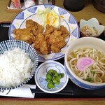 お食事処みやこ - 料理写真:からあげ定食（700円）