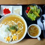 Curry rice set meal