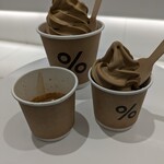 %ARABICA - コーヒーソフトとアフォガード