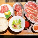 熟成焼肉 肉源 - 贅沢ランチ