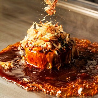 Crispy and fluffy texture! Daruma's proud and delicious Okonomiyaki ♪