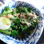 四季の花 - 青菜のお浸し