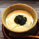Washoku Onodera - ちーず と 生のり の 茶碗蒸し