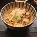 和食 おの寺 - 瀬つき鯵の炊き込みご飯