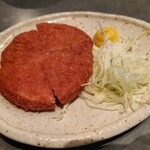 大衆食堂フクロウ - ハムカツ500円