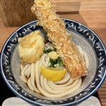 Namba Sennichi Mae Kamatake Udon - ちく天うどん