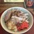 ラーメン めじ - 料理写真:小ラーメン　麺硬めニンニクマシマシカラメ紅しょうが
