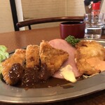 洋食グリーン - トンカツ・魚のムニエル