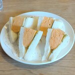 喫茶チロル - 玉子サンド(ハーフサイズ)
