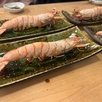 向井酒の店 - あかあしエビ塩焼き