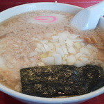 バス長ラーメン - ラーメン（超油・たまねぎ）　６００円