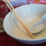 バス長ラーメン - トッピング無料ショウガ　　有り！