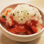 トンテキ食堂8 - トマトのサラダ(450円)