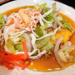 中国料理 天幸 - 蟹玉野菜のせ