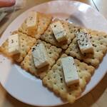 きしうどん - チーズクラッカー