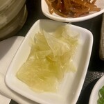 鶏飯 もとじ - パパイヤのお漬物