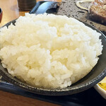 Ishiyaki Suteki Zei - ご飯は大盛りにして頂きました。