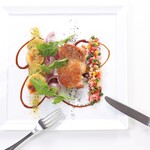 be-kari-resutoransammaruku - 若鶏のグリル フレッシュ野菜のビネグレットソース