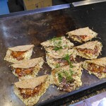 キャベツ焼 - 焼き台(2024.3.29)