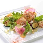 be-kari-resutoransammaruku - 若鶏と彩野菜のグリル マスタードソース