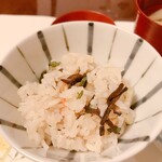 梅の花 - 梅の花ランチ（季節の炊き込みご飯）