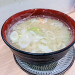 根室花まる - えび汁 190円