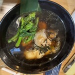 海鮮居酒屋 ありがとう - ぷりぷり 大粒牡蠣 揚出しだったかな？