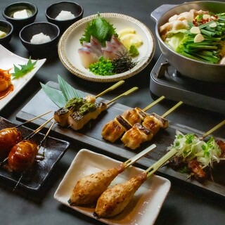 宴会最大28名様串焼入りコースは90分飲み放題付6500円～