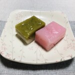 Suzumeodori Souhonten - 一口ういろ　抹茶栗　桜