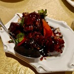 王龍 - 黒酢酢豚
