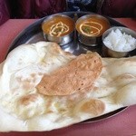 Ｂランチのカレーとご飯