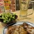大衆酒場 八銭 - 料理写真:枝豆と焼豚