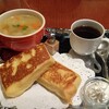 CAFE AALIYA - ランチセット フレンチトースト(コーヒー&スープ付き)