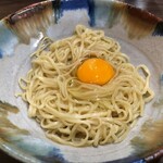 虎一番 - 釜玉ラーメン