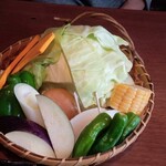 Sumiyakiniku Ishidaya - 焼き野菜の盛り合わせ。