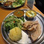 Tandoorbarkamarunigou - カマルランチ2種1000円＋ロティ変更200円