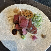 鉄板焼 摩天楼 東京スカイツリー・ソラマチ店 - 肉 冷えても柔らかくて美味い