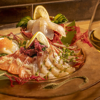 Italian Cuisine seafood prepared by a chef who honed his skills at famous Seafood Italian Cuisine in Tokyo