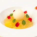 Hatter's Apple Compote with a Champagne Jelly for a more mature taste