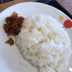 松屋 - ご飯と福神漬け！ご飯がすすむー！