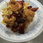 伍猿 - 唐揚げの辛子山椒炒め