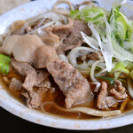 南天 - 肉そば＠税込500円