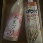 道の駅 京丹波 味夢の里 - オーツミルクで割ると一段と喉越し滑らかに