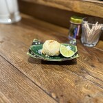 汁食堂 - 河豚の白子天ぷら（ハーフ）