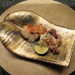 六雁 - 銚子の金目鯛の炭火焼　飯蛸