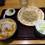 㐂道庵 - カツ丼セット  1030円
