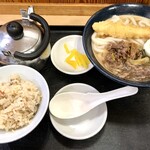 牧のうどん - ミニミニセット　660円