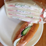 ポワール - ハムサンド、ハムエッグ