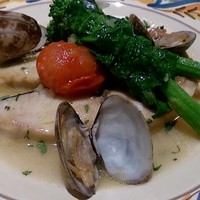 メルジェリーナ - 高知県産　鮮魚のソテー　菜の花と浅利のスープ仕立て