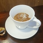 キッチン ブルー グローブ - ホワイトコーヒーへ